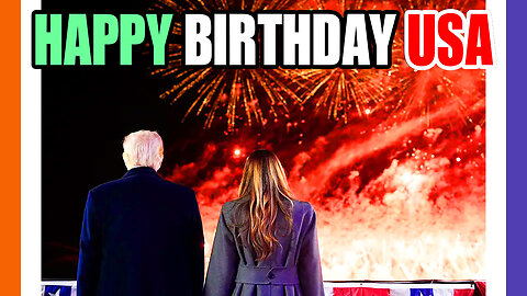 🔴LIVE: 2025 White House Independence Day Fireworks Show 🟠⚪🟣
