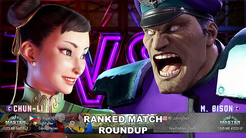 Kuya Kalbo SF6 Ranked Match Roundup. Chun Li Master Rank [Hori Fight Stick]
