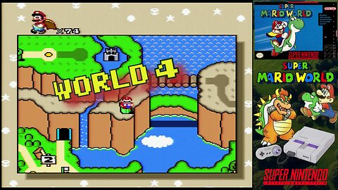 Super Mario World (Super Nintendo) - World 4: Twin Bridges