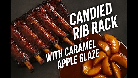Candied Rib Rack with Caramel Apple Glaze | Sweet & Savory BBQ Science