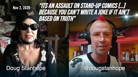 [Nov 2 2020] Roseanne Barr Doug Stanhope Comedy dies as jokes must have truth clip