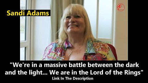 We're in a massive battle between the dark and the light... We are in the Lord of the Rings