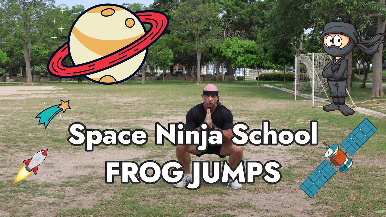 LET’S FROG JUMP 🐸🚀 Space Ninja School Says HOP to it! 🤸‍♀️🌟