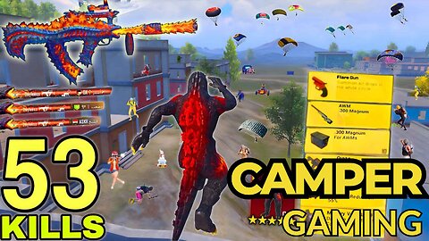 53 SOLO KILLS!😍 KING OF GROZA BEST GAMEPLAY🔥Godzilla SET IN BGMI AND PUBG MOBILE 😈