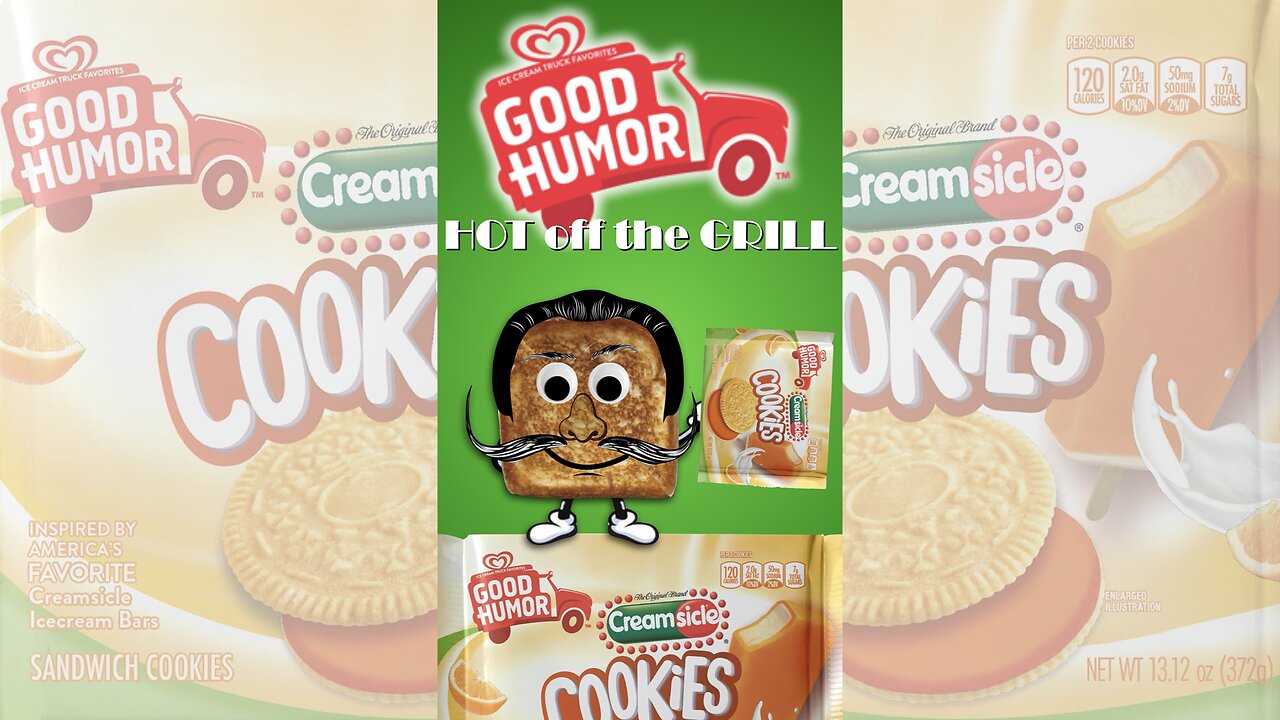 Good Humor Creamsicle Cookies Taste Test #goodhumor #tastetest