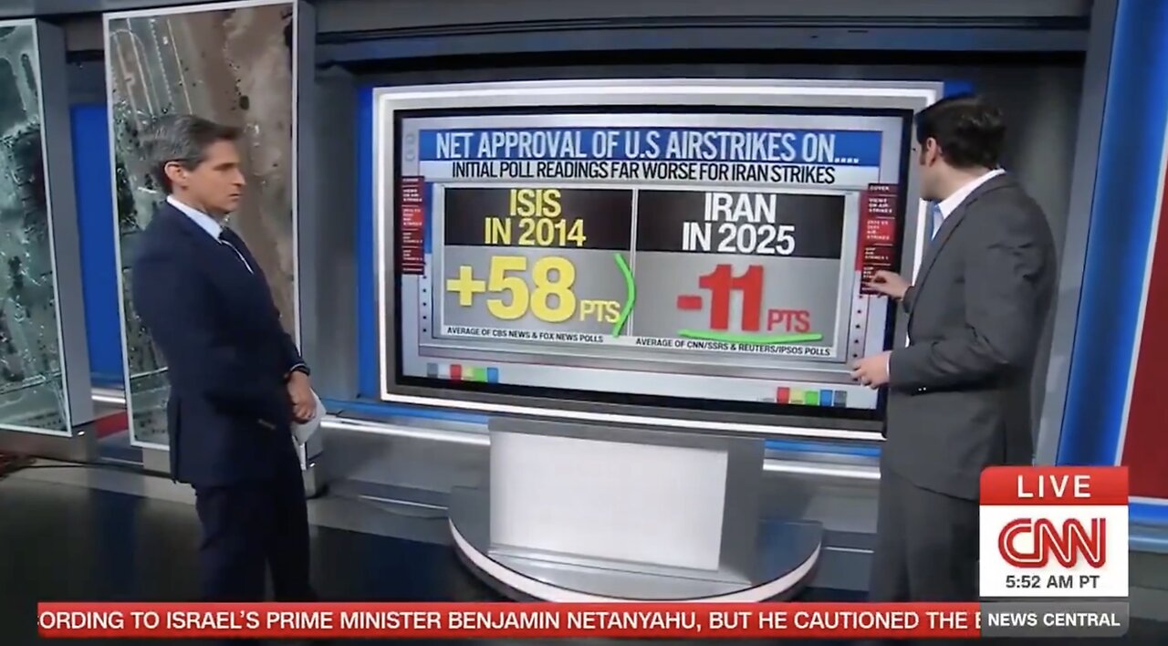 CNN runs the numbers on MAGA support for Iranian strikes