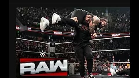Orange Cassidy and Seth Rollins get fighter with pin . pin stuck in his head and in orange Cassidy