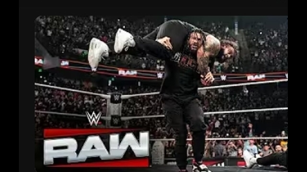 Orange Cassidy and Seth Rollins get fighter with pin . pin stuck in his head and in orange Cassidy