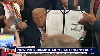 President Trump signs 'halt fentanyl act'