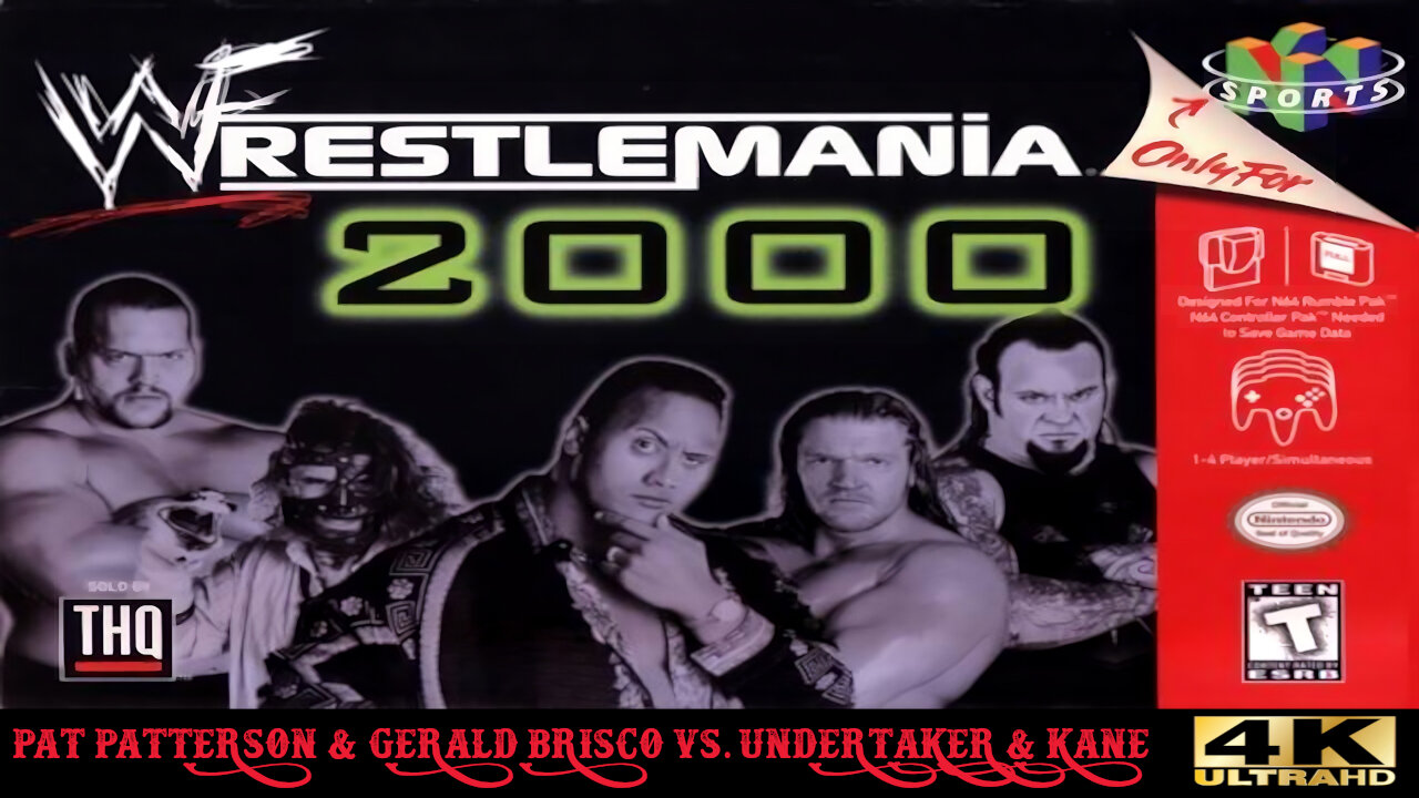 WWF WrestleMania 2000 - Pat Patterson & Gerald Brisco vs. Undertaker & Kane