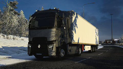 Renault T 520 Delivering 14t of Salmon Fillet from Sundsvall SE to Umea SE | ETS2