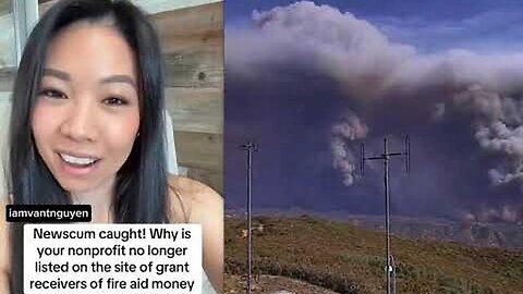 NEWSCUM CAUGHT CREATING AND REMOVING AN NGO TO TAKE PALISADES MONEY, SANTA BARBARA NOW BURNING DOWN