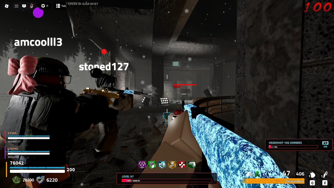 Playing Korrupt Zombies in Roblox - (No Commentary).