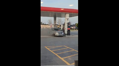 Dramatic Vehicle Fire Erupts at Petro Canada on Hwy 89, Contained in 15 Minutes #VehicleFire #japd