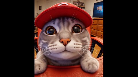 cute cat looking at camera