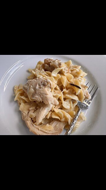 Make This Genius One Pot Juicy Roast Chicken & Creamy Noodles - Easy Family Dinner!