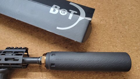 B&T Print XH RBS 3d Printed Titanium Silencer