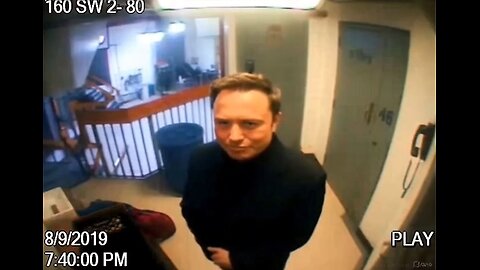 Video Footage Outside Of Jeffrey Epstein's Cell