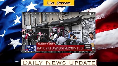 x435c: NewsNation 08/10 - New York City to close last migrant hotel | Morning in America