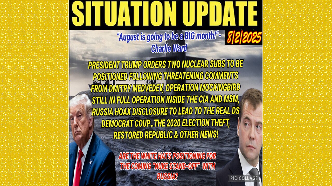 SG Anon. Juan O Savin ~ Situation Update 8/2/25 ~ Restored Republic > Judy Byington- Q+ White Hats