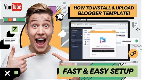 How to Easily Install & Upload a Blogger Template Fast & Easy Setup Tutorial #02