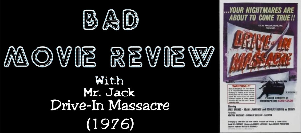 Drive-In Massacre (1976) -- Bad Movie Review
