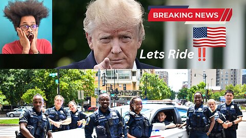 TRUMPS goes on a Ride along with DC POLICE‼️😱