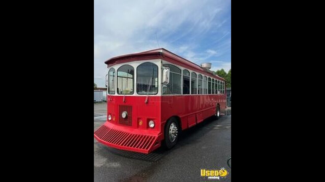 Eye Catching - GMC Trolley All-Purpose Food Truck Train Caboose Mobile Food Unit Bustaurant