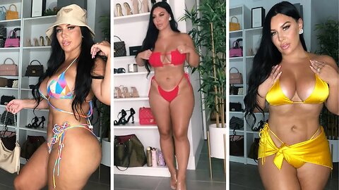 🌴 Summer Swimwear Try-On | Vacation Bikinis Packed for a Beach Holiday