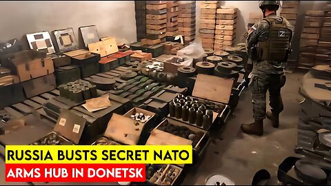 Exposed! Russia Raids NATO’s Secret Supply Line—Massive Arms Cache Seized in Donetsk!