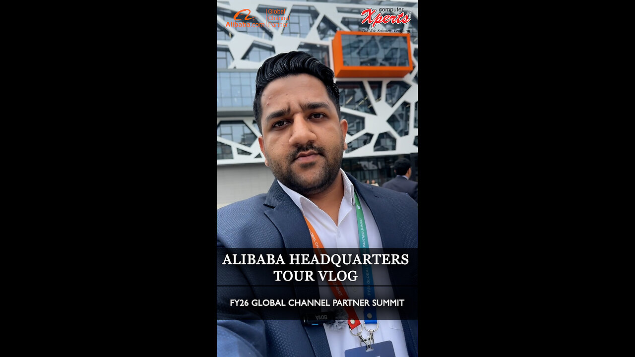 🏢 Exploring Alibaba Headquarters – Innovation in Action!