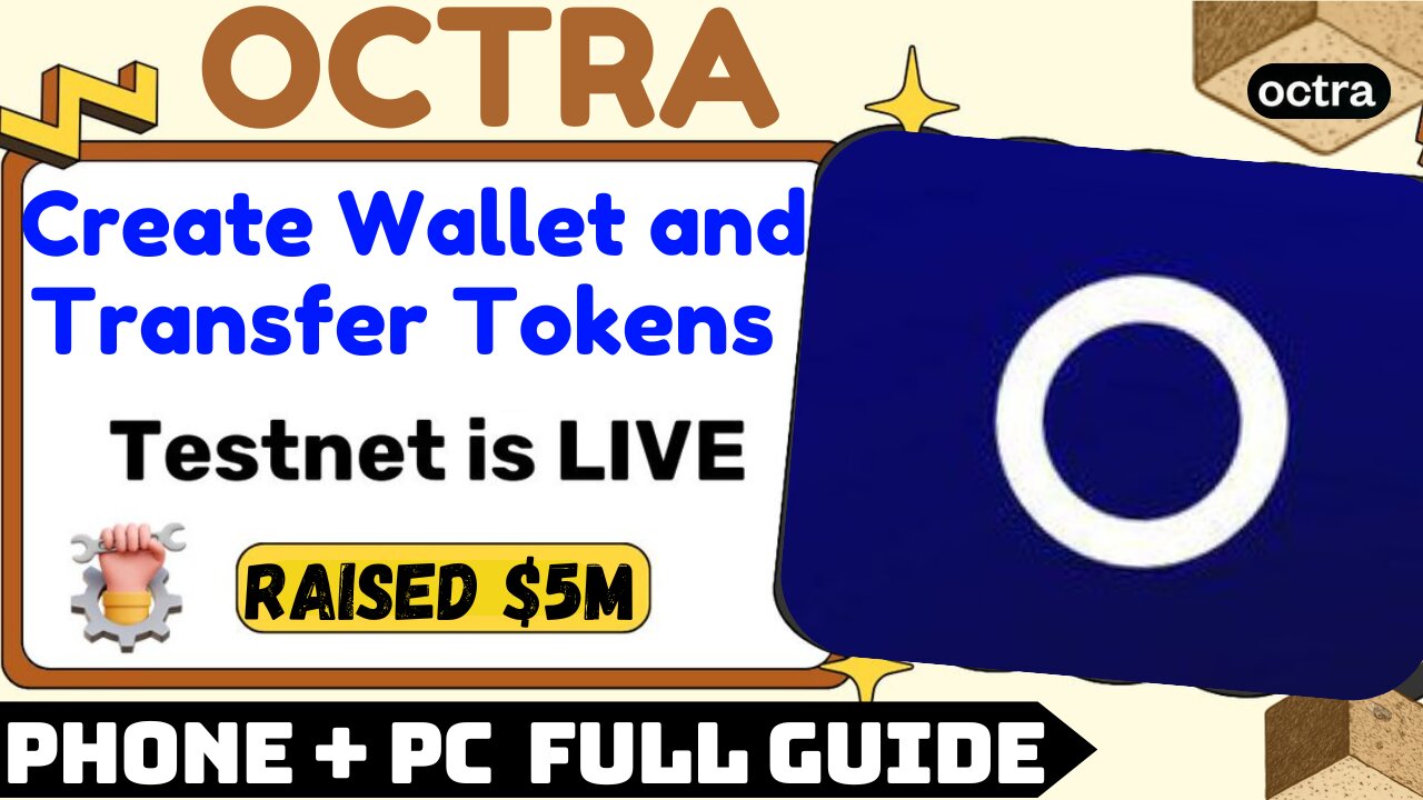 Octra Lab Testnet Airdrop with Raised $5 Million | Create Wallet & Transfer Task for Phone & PC All