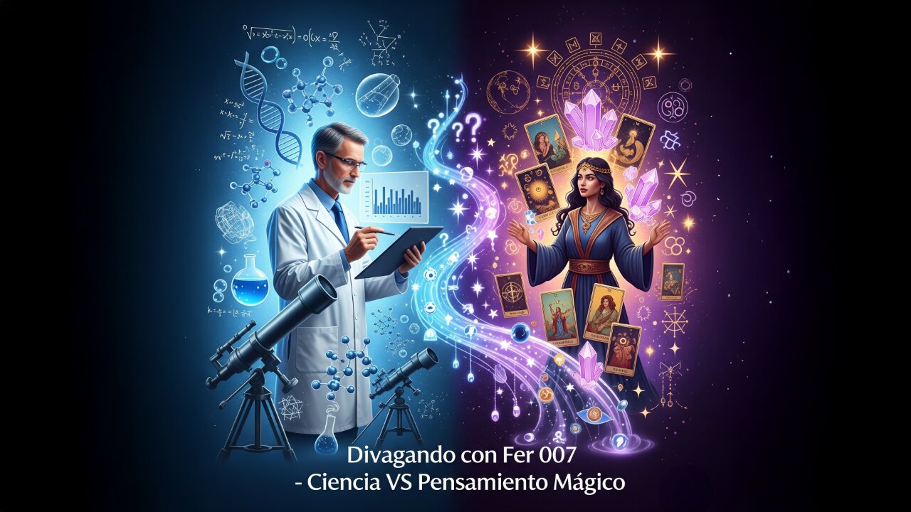 Divagando con Fer 007 - Ciencia VS pensamiento mágico #videopodcast #ciencia #pensamientomágico