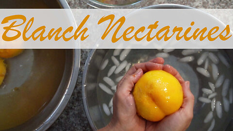 How to Blanch Nectarines