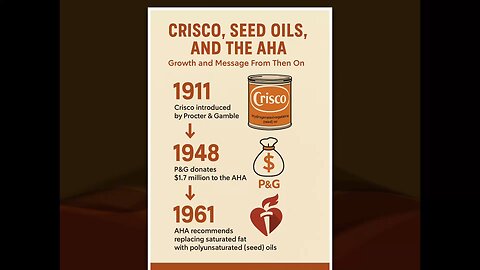 Seed oils spread by the American Heart Association!