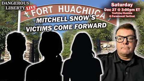 Dangerous Liberty Live - Mitchell Snow's Victims Speak Out