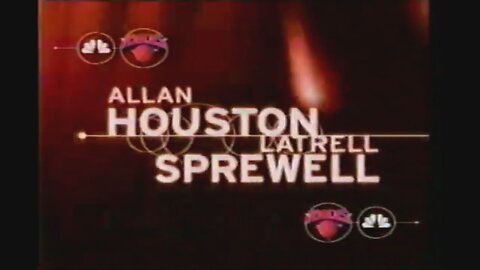 Latrell Sprewell 12 Pts, Allan Houston 12 Pts Vs. Trail Blazers, 2000-01.