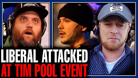 Tim Pool Event CHAOS As Liberal Gets Smacked By Crowd Member & Turns Out Guy Is VERY Suspect!