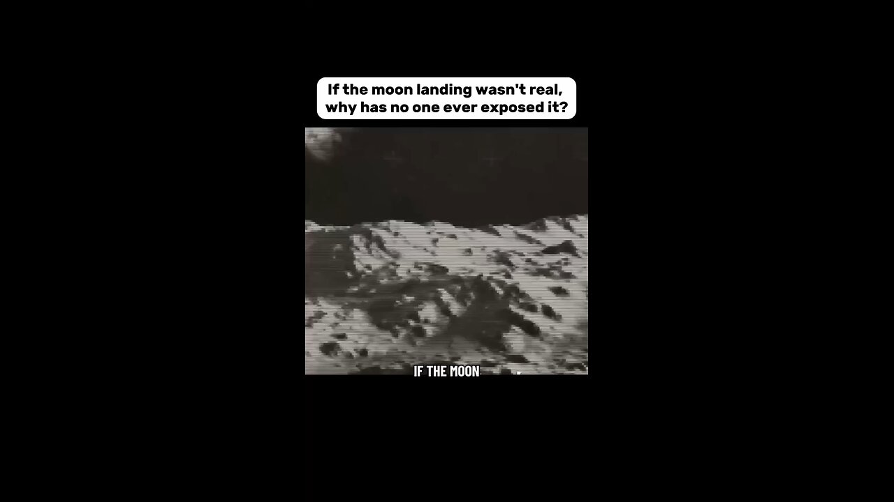 Why Has Nobody Exposed Moon Landing?