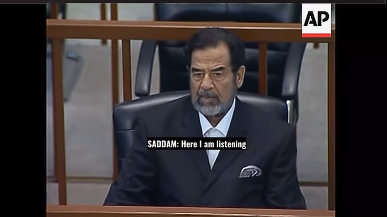 UNCUT: Saddam Hussain's Live Reaction to His Death Sentence.