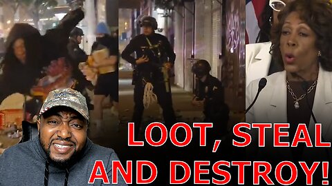Maxine Waters LOSES IT As Democrat Mayor PANICS Over Mass Looting BREAKING OUT During LA Riots!