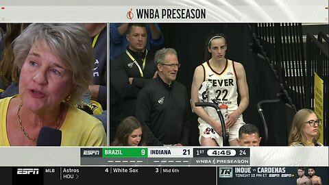 Lisa Bluder on Caitlin Clark back at Iowa Hawkeyes arena | Indiana Fever WNBA women's basketball
