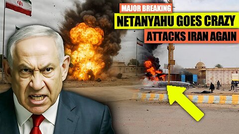 Ceasefire SHATTERED？ Israel Bombs Iran Again – Explosions Rock Military Base in Tehran!