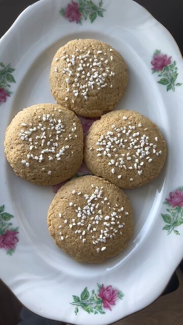 Sugar Cookies with Swedish Pearl Sugar