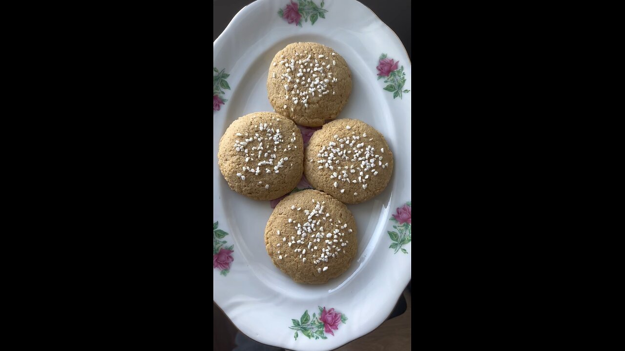 Sugar Cookies with Swedish Pearl Sugar