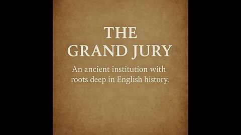 The 3min EGG: A Teaching on Grand Jury