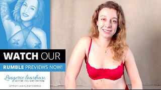 Carly Lundy : La Senza unlined balconette bra and high waist thong panty [PREVIEW]
