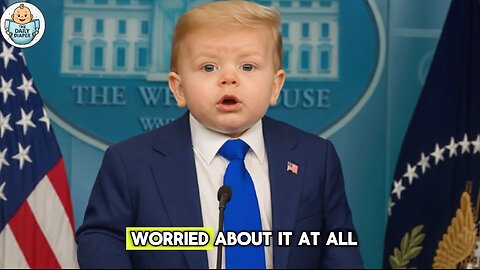 Iran Declares Victory… Baby Trump Has Something to Say | Funny Baby Videos Of Trump