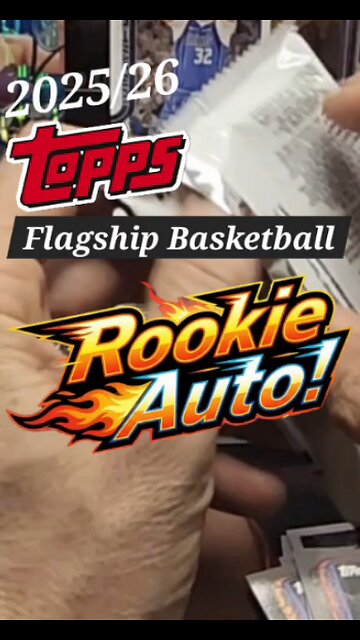 Rookie Auto pull from the new 2025/26 Topps Basketball Mega Box