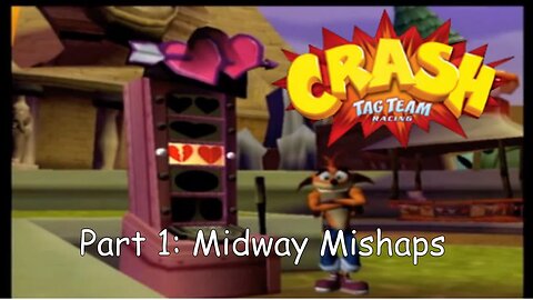 Crash Tag Team Racing Midway Mishaps PSP Playthrough